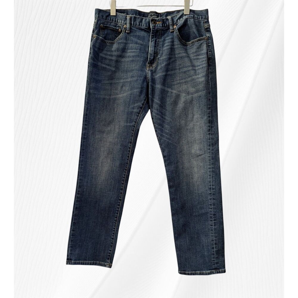 LUCKY BRAND Mens Original Straight 221 Blue Denim Jeans Sz 36x32